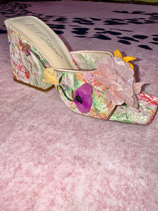 Betsey Johnson SB Heath Nude Multi - Boutique Bella BellaShoes