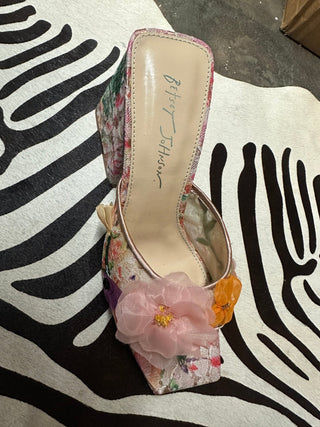 Betsey Johnson SB Heath Nude Multi - Boutique Bella BellaShoes