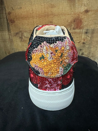 Betsy Johnson - Sidny BLK Flower Multi - Boutique Bella BellaShoes