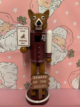 "Beware of the Aggies" Nutcracker Figurine - Boutique Bella BellaChristmas Decor