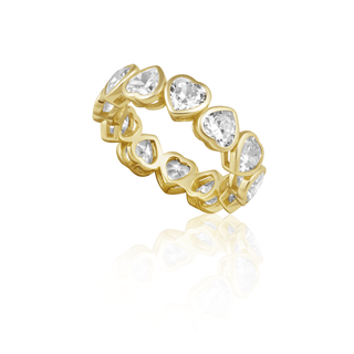 Bezel Heart Ring - Boutique Bella BellaRing