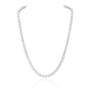 Bezel Tennis Necklace - Boutique Bella BellaNecklace