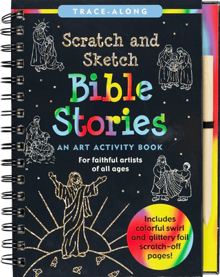 Bible Stories Scratch and Sketch - Boutique Bella Bellakids book