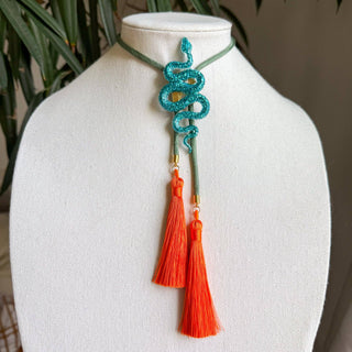 Big Snake Energy Orange Bolo - Boutique Bella BellaBolo