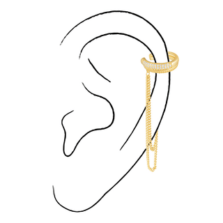Billie Chain Ear Cuff - Boutique Bella BellaEarring