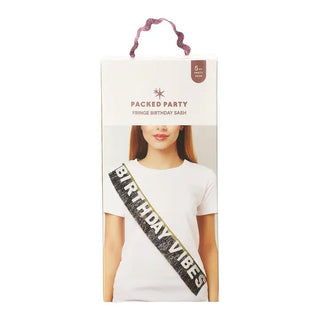 Birthday Vibes Forever Glitter Sash - Boutique Bella BellaSash