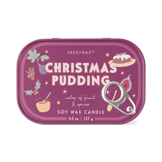 Bistro Holiday Tin Candle - Christmas Pudding - Boutique Bella BellaCandle
