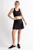 Black Butter Soft Back Pleat Skort - Boutique Bella BellaActive Wear Skort