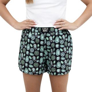 Black Concho Boxer Shorts - Boutique Bella BellaBoxer Shorts