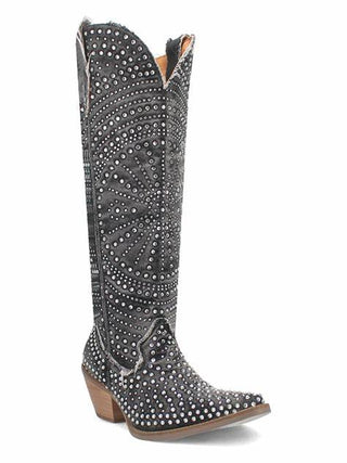 Black Denim HonkyTonk Honey Dingo Boots - Boutique Bella Belladingo