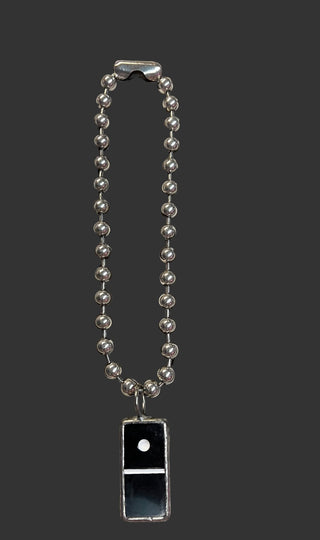 Black Domino Necklace - Boutique Bella BellaNecklace