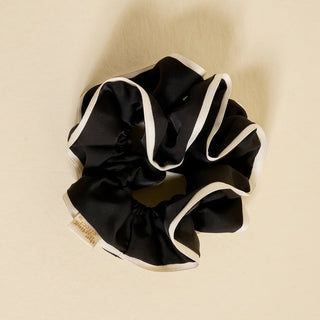 Black Ruffle Up Scrunchie - Boutique Bella Bellahair scrunchie