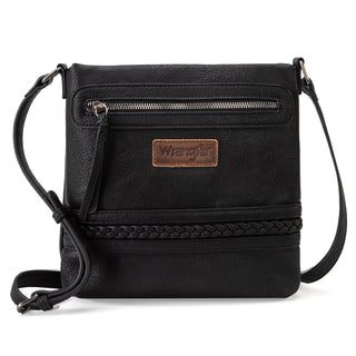 Black Wrangler Braided Concealed Carry Crossbody - Boutique Bella Bellabags