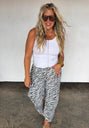 Blakeley Bottoms Preorder- Zebra Bex Barrel Jeans - Boutique Bella BellaBottoms