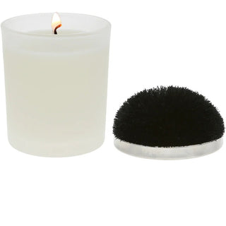 Blank Black - 5.5 oz - 100% Soy Wax Candle with Pom Pom Lid Scent: Tranquility - Boutique Bella Bellacandle