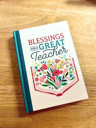 Blessings For a Great Teacher Book - Boutique Bella BellaBook