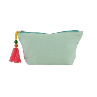 Bloom & Bead Handcrafted Pouch 7X4" - Boutique Bella BellaMakeup Bag