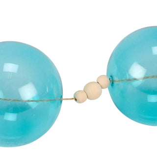 Blue Glass Garland - Boutique Bella BellaHome Decor