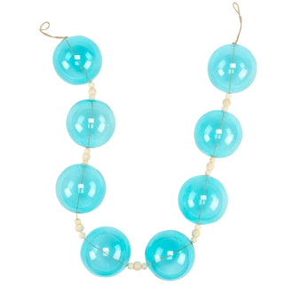 Blue Glass Garland - Boutique Bella BellaHome Decor