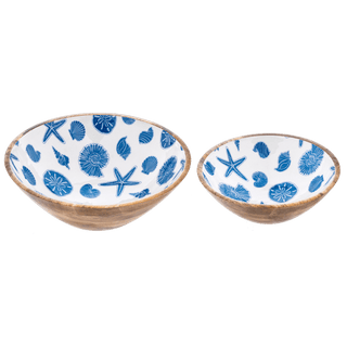Blue Shell Serving Bowl - Boutique Bella BellaServing Bowl