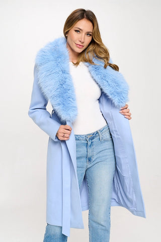 Icy Grace Faux Coat