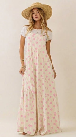 Blush Breeze Wide Leg Jumpsuit - Boutique Bella BellaOveralls