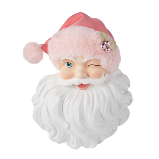 Blushing Santa Christmas Décor - Boutique Bella BellaWall Art