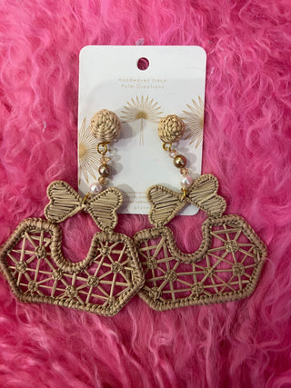 Boho Palm Earrings - Boutique Bella BellaEarrings