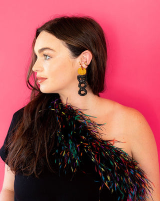 Boo with Pumpkin Earrings - Boutique Bella BellaEarrings