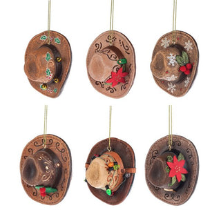 Boots and Barn Christmas - Festive Hat Ornaments - Boutique Bella Bella
