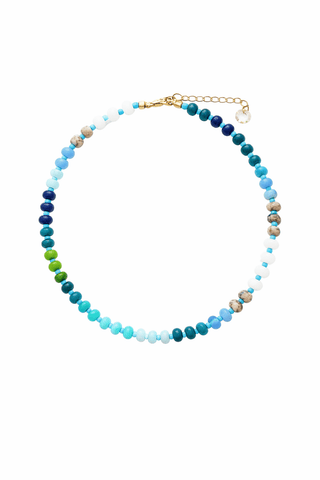 Bora Bora Blue Beaded Necklace - Boutique Bella BellaNecklace
