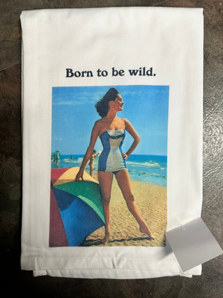 Born To Be Wild Tea Towel - Boutique Bella BellaTea Towel
