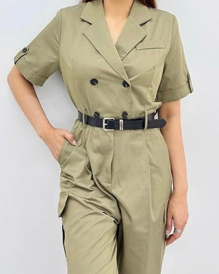 Boss Mode Utility Romper - Boutique Bella BellaRomper