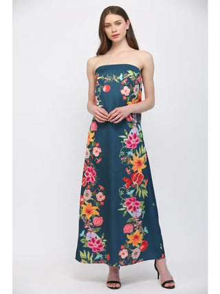 Botanical Dream Maxi Dress - Boutique Bella BellaDress