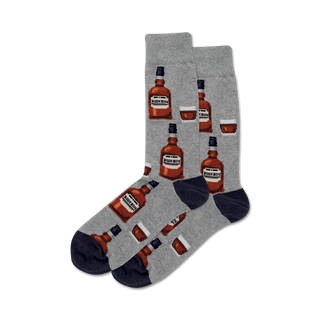 Bourbon Men's Crew Socks - Boutique Bella BellaSocks