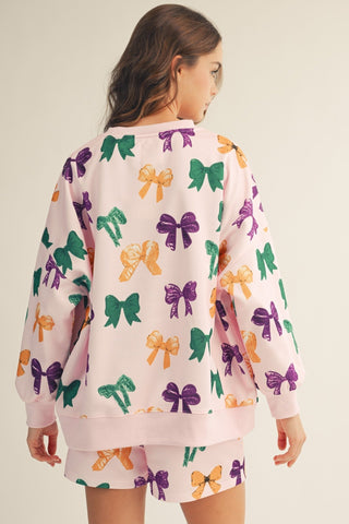 Bourbon Street Bow Short Set - Boutique Bella BellaShort Set