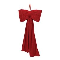 Bow Ornament 35”H Fabric - Boutique Bella BellaBOW