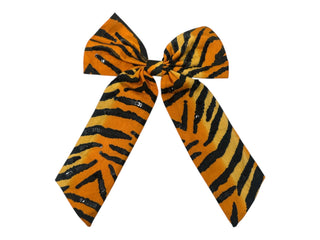 Bow - Tiger Print - Boutique Bella BellaHair Accessories