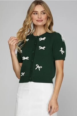 Bowtiful Green - Boutique Bella BellaTop