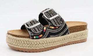 BRAKE Espadrille Platform Cork Boho Sandals - Boutique Bella Bellasandal