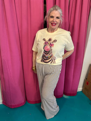 Brandy Stripe Lounge Pants - Boutique Bella BellaLounge Pants