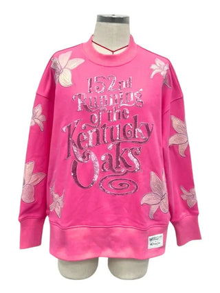 Brianna Cannon 152nd Kentucky Oaks Line Art Sweatshirt - Boutique Bella BellaSweatshirt