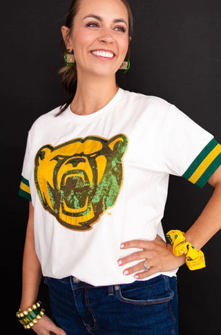 Brianna Cannon Baylor Sparkle Logo T-Shirt - Boutique Bella BellaT-Shirt