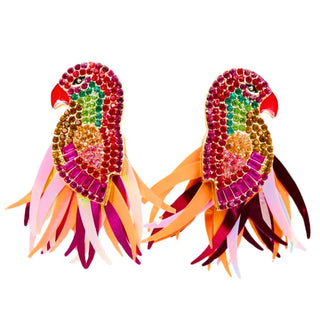 Brianna Cannon Bird Bam Crystal Earrings - Boutique Bella Bella