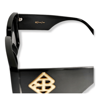 Brianna Cannon - Classic Black Square Sunglasses - Boutique Bella BellaBrianna Cannon