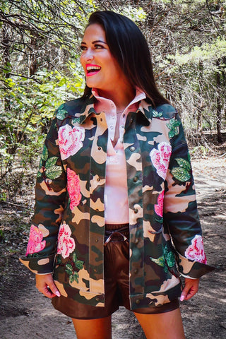 Brianna Cannon Deer Camp Darling Snap Jacket - Boutique Bella BellaJacket