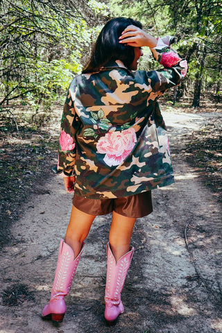 Brianna Cannon Deer Camp Darling Snap Jacket - Boutique Bella BellaJacket