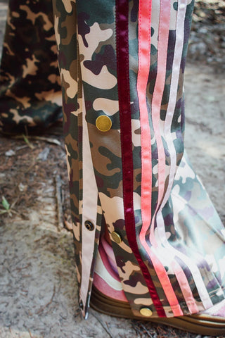 Brianna Cannon Deer Camp Darling Track Pants - Boutique Bella Bella