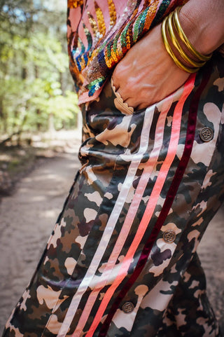 Brianna Cannon Deer Camp Darling Track Pants - Boutique Bella Bella