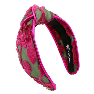 Brianna Cannon • Fall Velvet Peonies Headband - Boutique Bella BellaHeadband